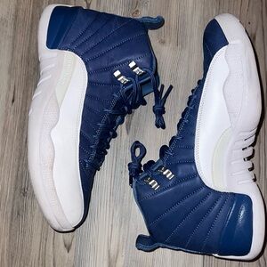 Nike Air Jordan 12 Retro Men’s Indigo Blue White 2020 Size 8 (130690-404)